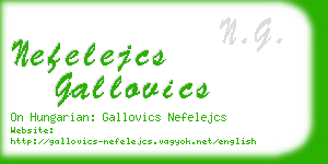 nefelejcs gallovics business card